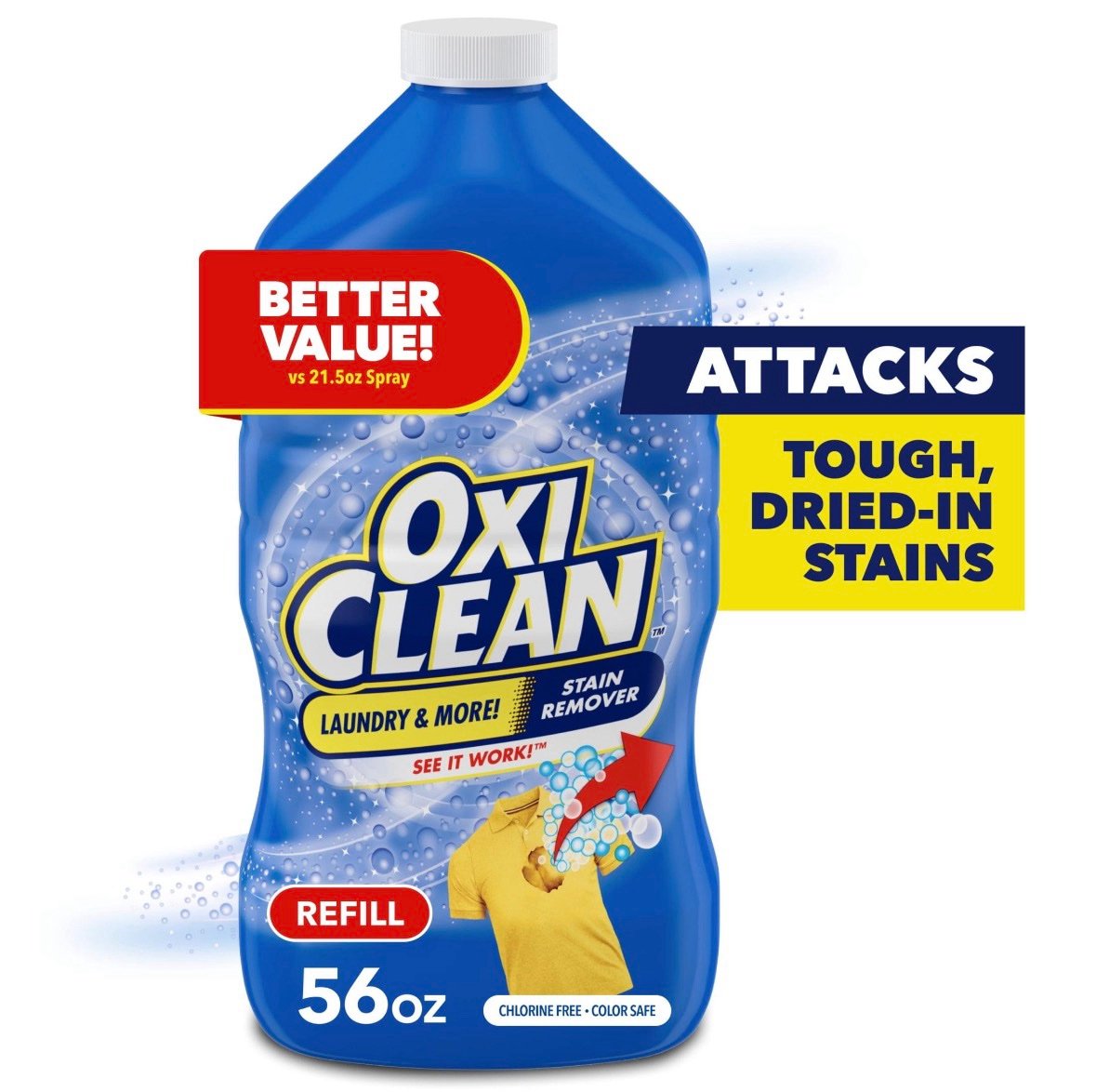 OxiClean Laundry Stain remover refill 56 fl oz